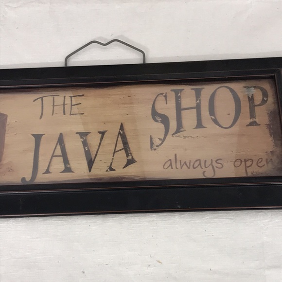 The JAVA SHOP always open Decoration Wall Art - Picture 4 of 9